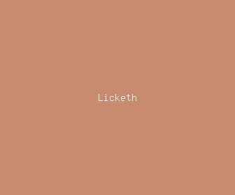 licketh meaning, definitions, synonyms
