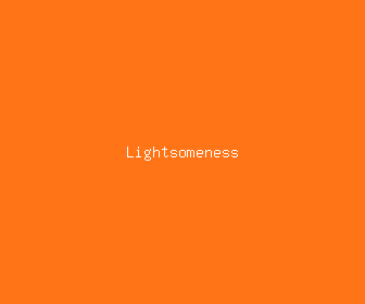 lightsomeness meaning, definitions, synonyms