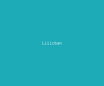 liiicban meaning, definitions, synonyms