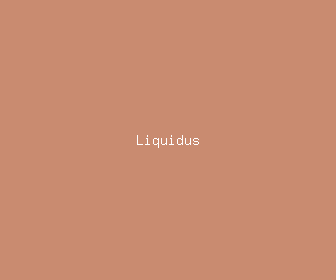 liquidus meaning, definitions, synonyms
