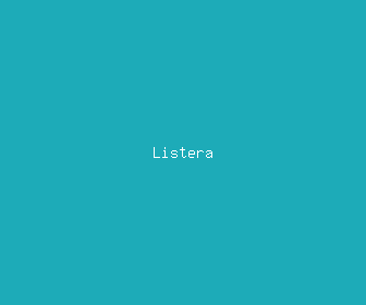 listera meaning, definitions, synonyms