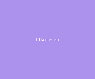 literarian meaning, definitions, synonyms