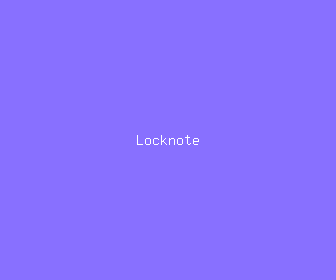 locknote meaning, definitions, synonyms