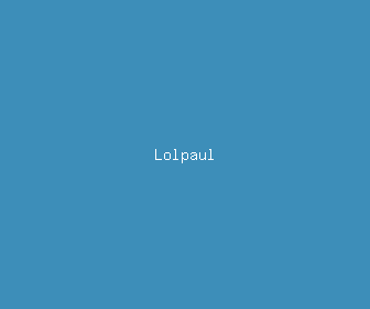 lolpaul meaning, definitions, synonyms