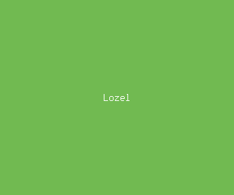 lozel meaning, definitions, synonyms