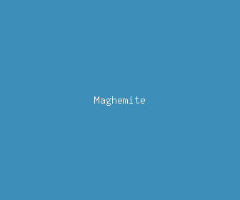 maghemite meaning, definitions, synonyms