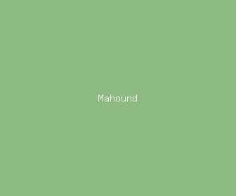 mahound meaning, definitions, synonyms