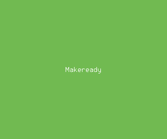 makeready meaning, definitions, synonyms