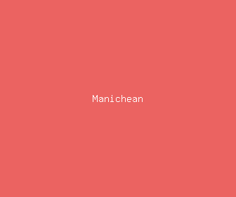 manichean meaning, definitions, synonyms