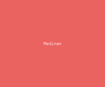 medinan meaning, definitions, synonyms