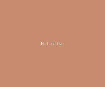 melonlike meaning, definitions, synonyms