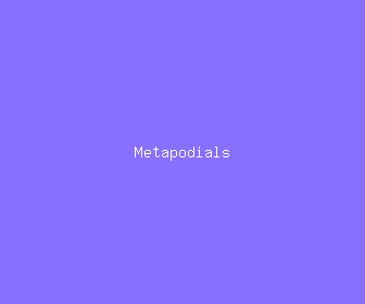 metapodials meaning, definitions, synonyms