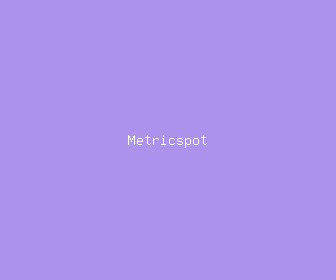 metricspot meaning, definitions, synonyms