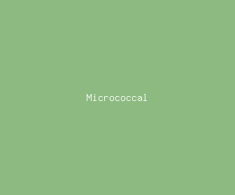 micrococcal meaning, definitions, synonyms