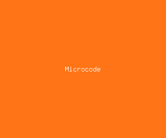 microcode meaning, definitions, synonyms