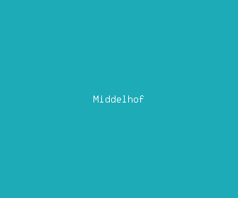 middelhof meaning, definitions, synonyms