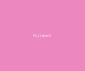 millamant meaning, definitions, synonyms
