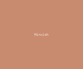 minxish meaning, definitions, synonyms