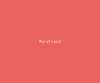morefield meaning, definitions, synonyms