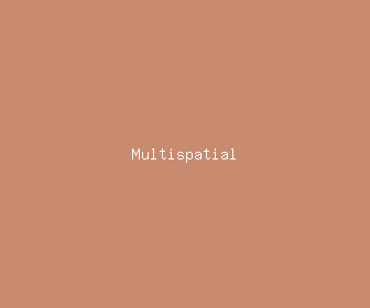 multispatial meaning, definitions, synonyms