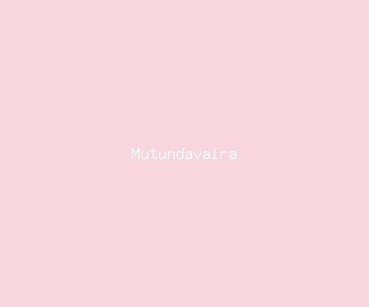 mutundavaira meaning, definitions, synonyms