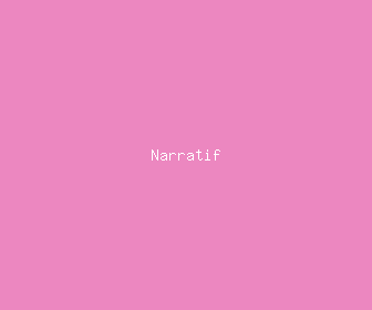 narratif meaning, definitions, synonyms