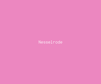 nesselrode meaning, definitions, synonyms