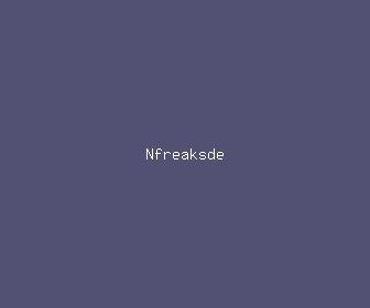 nfreaksde meaning, definitions, synonyms