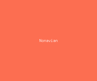 nonavian meaning, definitions, synonyms