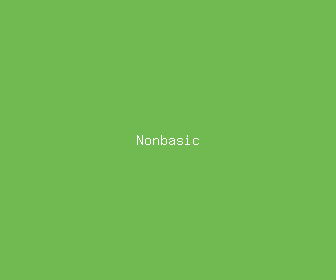 nonbasic meaning, definitions, synonyms