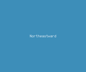 northeastward meaning, definitions, synonyms