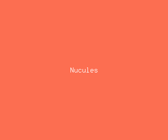 nucules meaning, definitions, synonyms