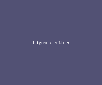 oligonucleotides meaning, definitions, synonyms