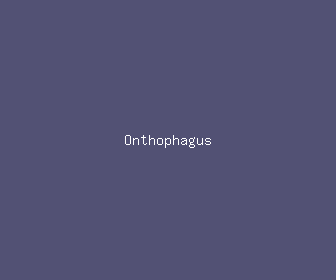 onthophagus meaning, definitions, synonyms