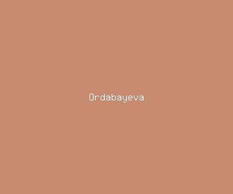 ordabayeva meaning, definitions, synonyms