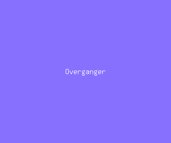 overganger meaning, definitions, synonyms