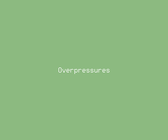 overpressures meaning, definitions, synonyms