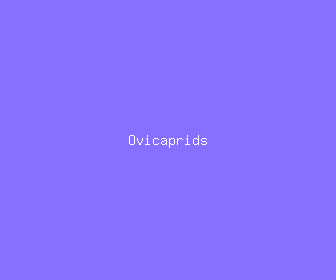 ovicaprids meaning, definitions, synonyms