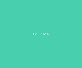 palliate meaning, definitions, synonyms