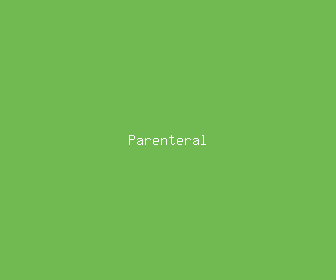 parenteral meaning, definitions, synonyms