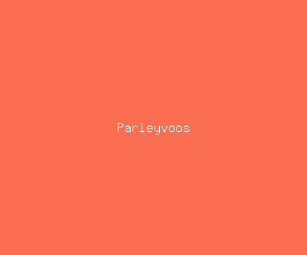 parleyvoos meaning, definitions, synonyms