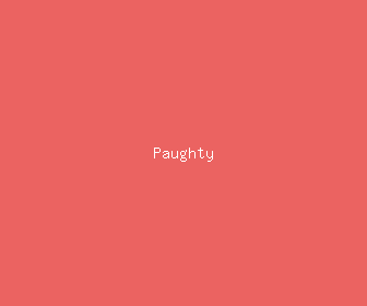 paughty meaning, definitions, synonyms