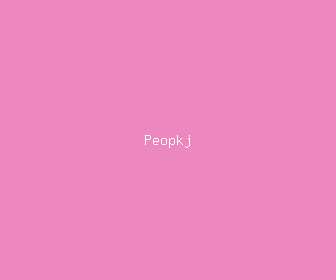 peopkj meaning, definitions, synonyms