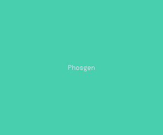 phosgen meaning, definitions, synonyms