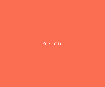 poematic meaning, definitions, synonyms