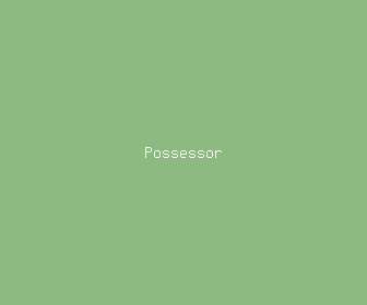 possessor meaning, definitions, synonyms