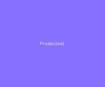 predecimal meaning, definitions, synonyms