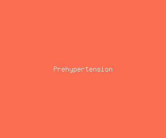 prehypertension meaning, definitions, synonyms