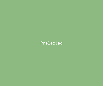 prelected meaning, definitions, synonyms