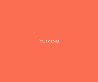pricksong meaning, definitions, synonyms